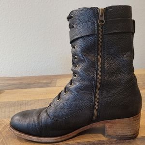 Kork Ease black lace up boots size 9
